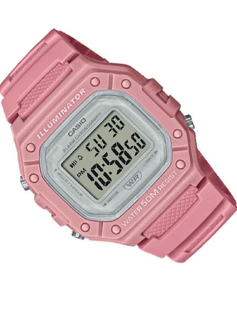 CASIO Resin Digital Wrist Watch W-218HC-4AVDF - Image 2