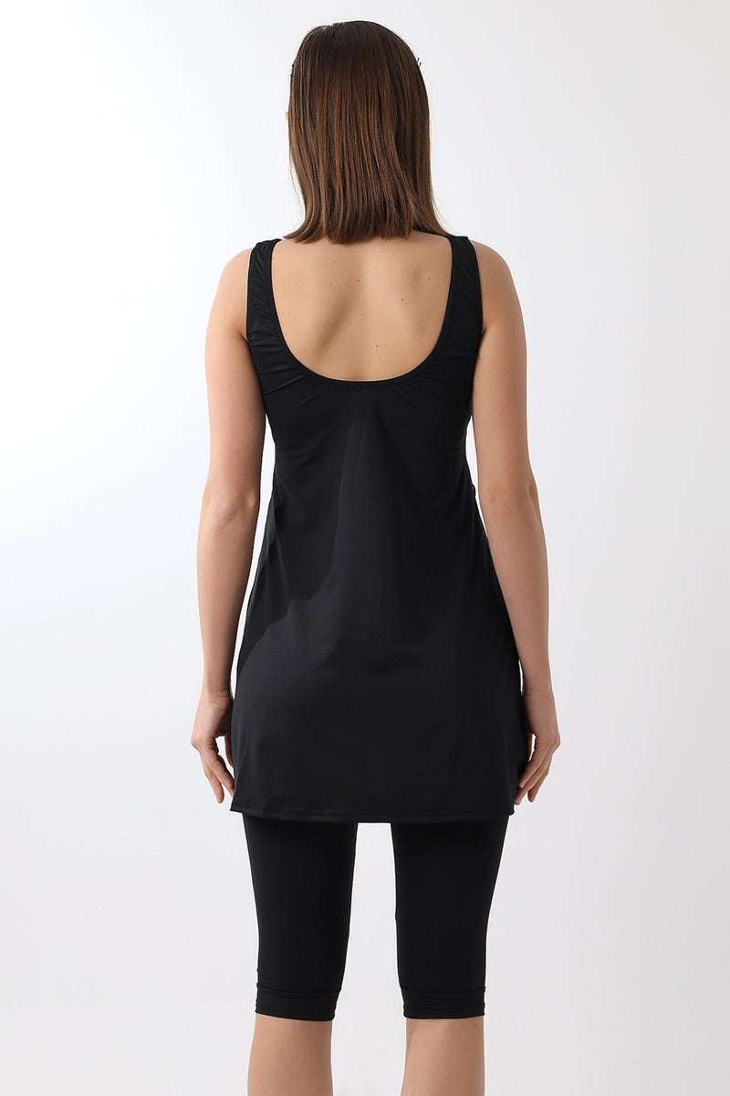 Aykum Tights Dress Patterned Swimsuit with Intermediate Bias - Image 4