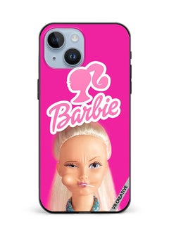 VR CREATIVE Protective Case Cover For Apple iPhone 15 Plus Barbie Loliipop Design Multicolour  - Image 1