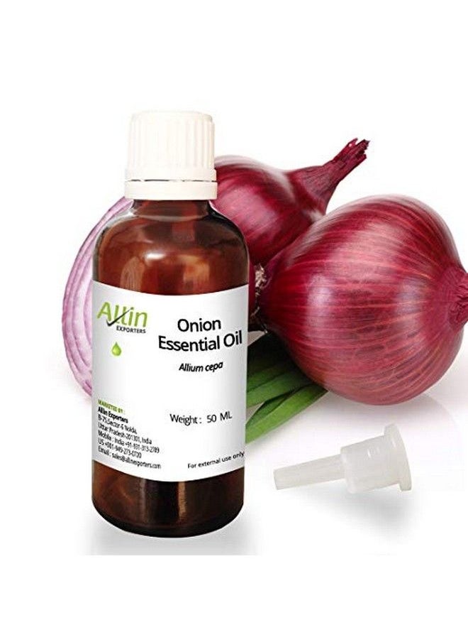 Allin Exporters Onion Essential Oil Pure Natural Therapeutic Grade Perfect For Skin Care & Hair Therapy (50 Ml)  - Image 1