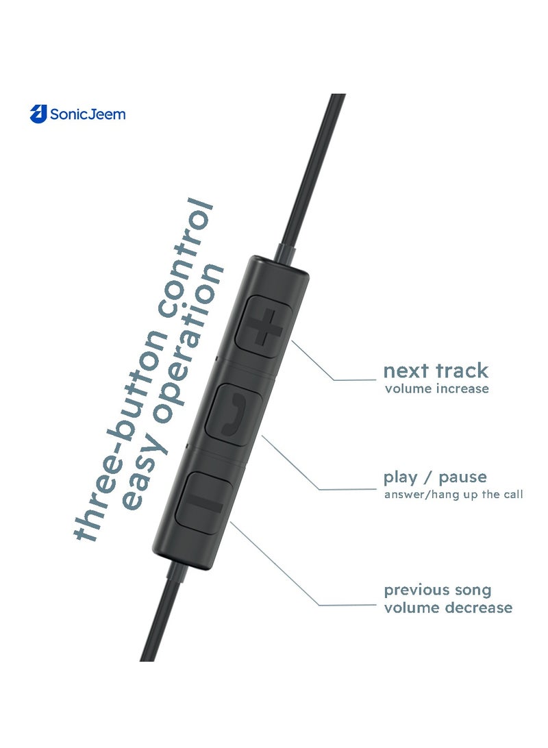 SONIC JEEM MUSIC Metal Headset SJ604B - Image 3