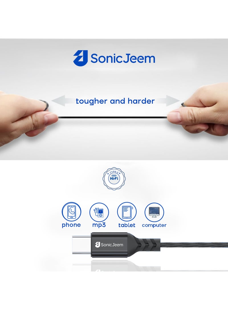 SONIC JEEM MUSIC Metal Headset SJ604B - Image 4