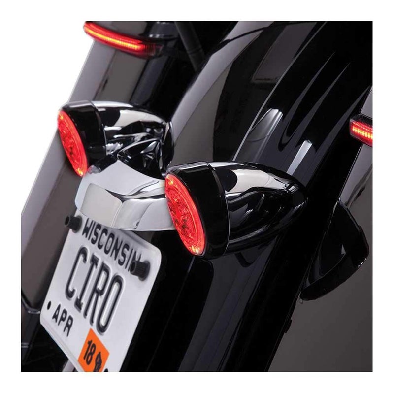 Ciro Fang® Rear LED Signal Light Inserts (Black) - Image 2