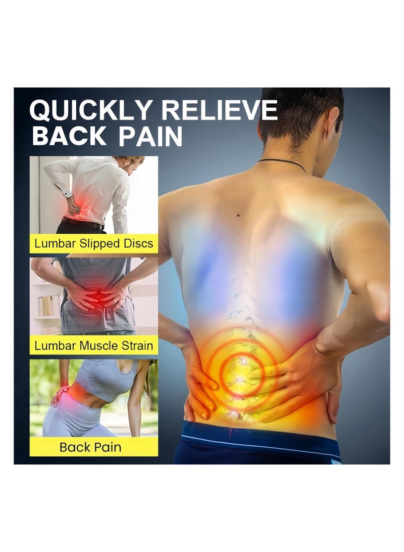 SYOSI 36PCS Pain Relief Patches, Pain Relieving Patch, Wormwood Heat Patches for Back Pain, Heat Patches for Pain Relief, Knee Pain Patches, Shoulder Heat Patch, Heat Patches Neck Pain, Muscle Pain Relief - Image 4