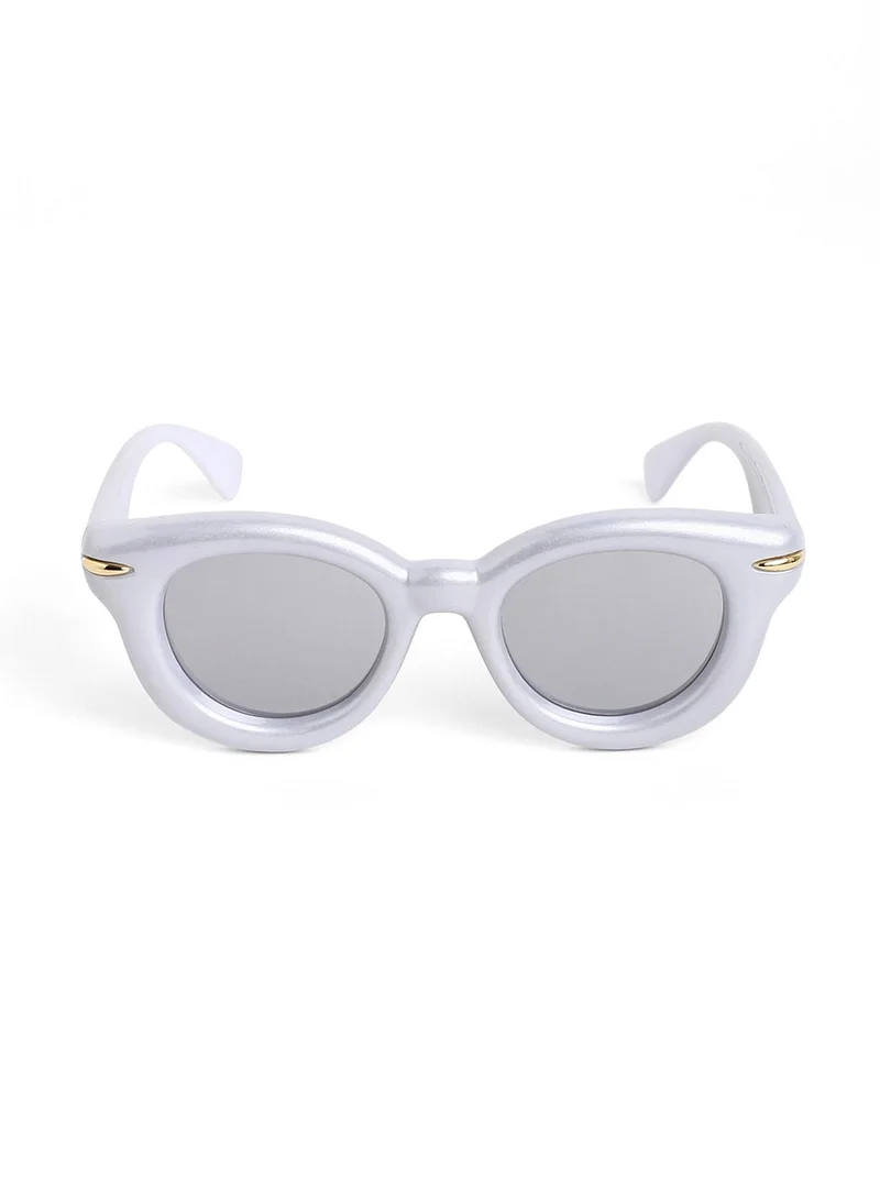 Haute Sauce The Pillow Wayfarer Sunglasses - Cloud Grey