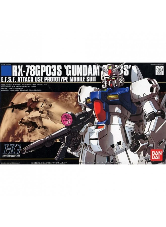 Bandai Hobby - Bandai Hobby #25 RX-78GP03S GUNDAM, Bandai HGUC Action Figure - Image 1