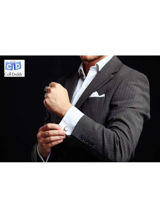 Cuff-Daddy Martini Shaker and Glass Cufflinks with Presentation Box - Image 3