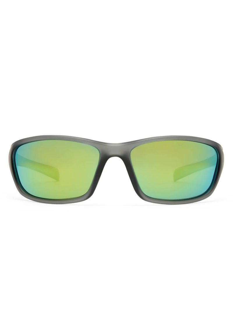 Solarized NARROW WRAP Sunglasses Matte Grey – Sporty Slim Fit UV400 Wraparound Eyewear, Lightweight Dailywear Shades for Men & Women - Image 1