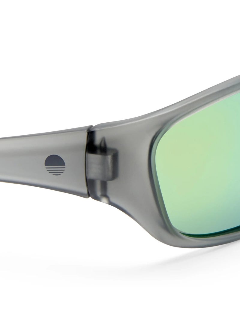 Solarized NARROW WRAP Sunglasses Matte Grey – Sporty Slim Fit UV400 Wraparound Eyewear, Lightweight Dailywear Shades for Men & Women - Image 2