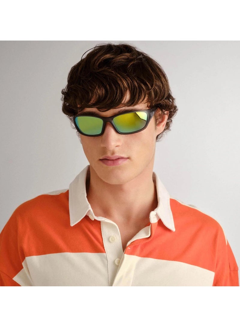 Solarized NARROW WRAP Sunglasses Matte Grey – Sporty Slim Fit UV400 Wraparound Eyewear, Lightweight Dailywear Shades for Men & Women - Image 3