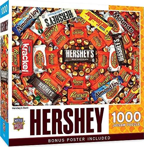 MasterPieces 1000 Piece Jigsaw Puzzle for Adults Family Or Youth Hersheys Swirl 1925x2675 - Image 1
