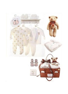 Gonice Newborn Gift Set for Baby Boy＆Girl Infant Gift Set Baby Gifts Premium Cotton Baby Clothes Accessories Set Fits Newborn to 3 Months (Bear)  - Image 2