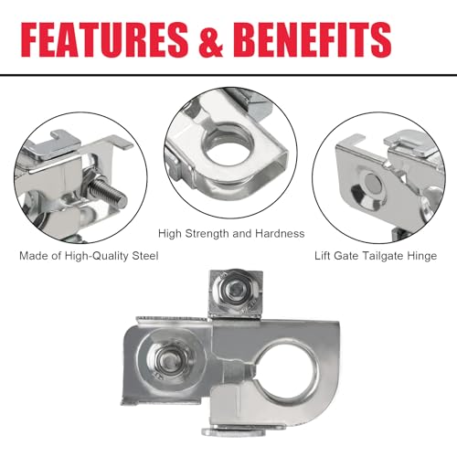 VASTAUTO Negative Battery Terminal Clamp w Nuts Fit for F150 Edge Mustang etc Replaces# BT4Z-14450-BA - Image 5