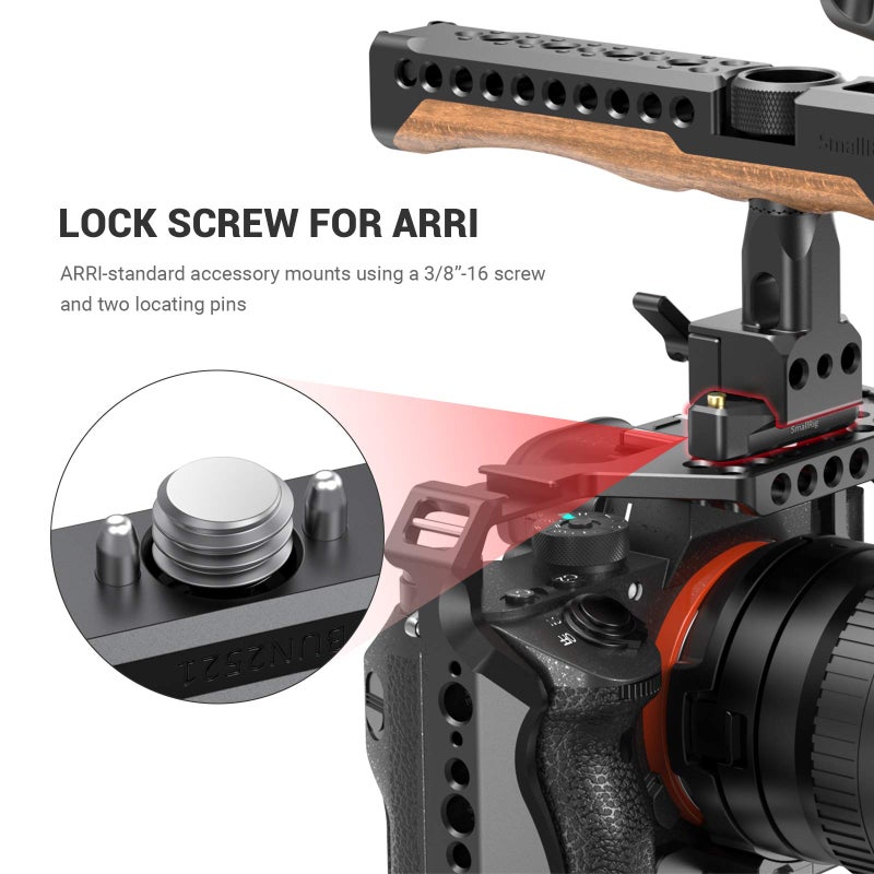 SmallRig NATO Rail with Locating Screw for ARRI 48mm BUN2521B - Image 2