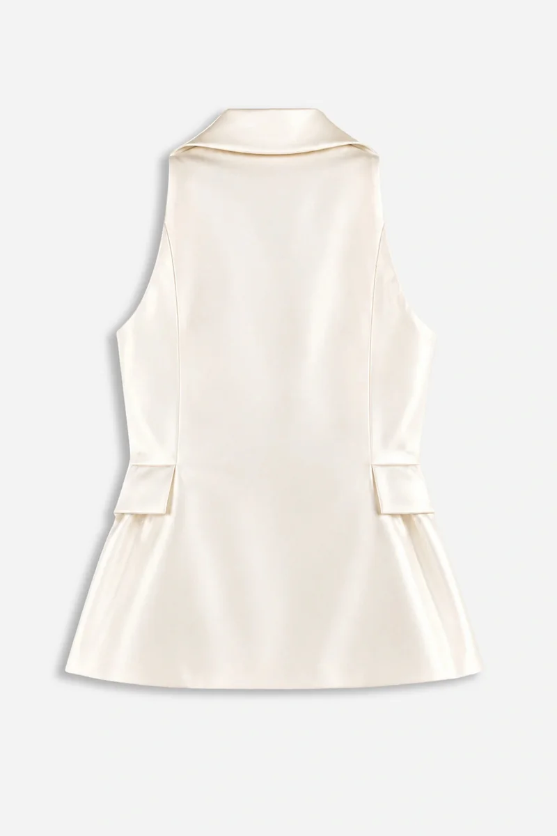 نوكتورن Single-Button Peak-Lapel Vest
