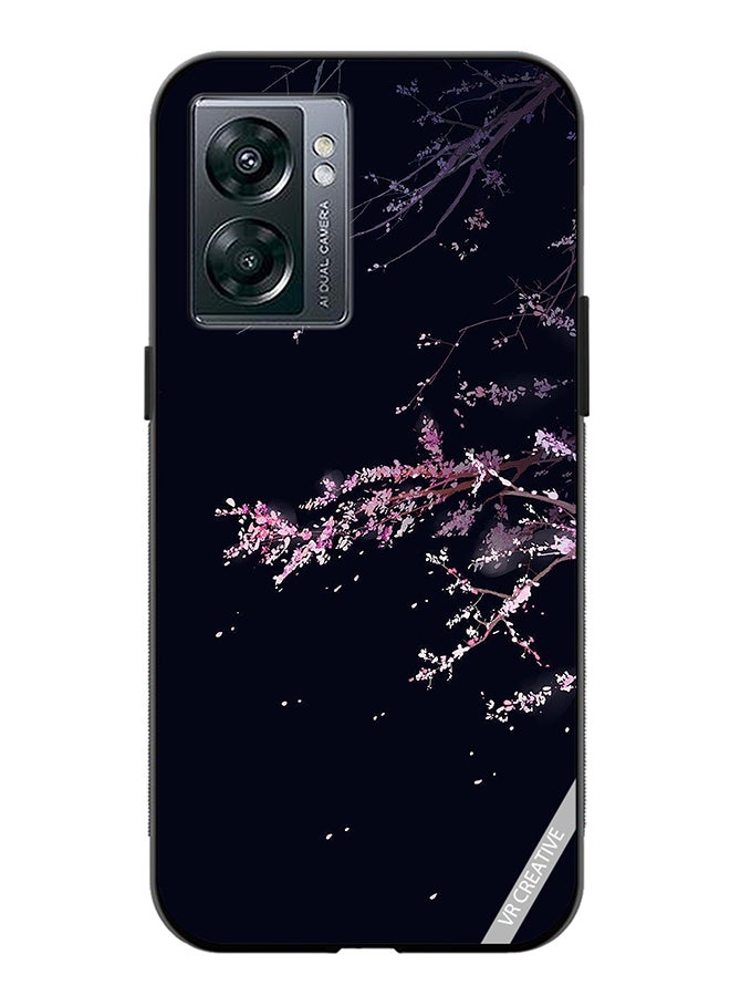 VR CREATIVE Protective Case Cover For Oppo A57 5G Blossom Tree Design Multicolour - Image 1