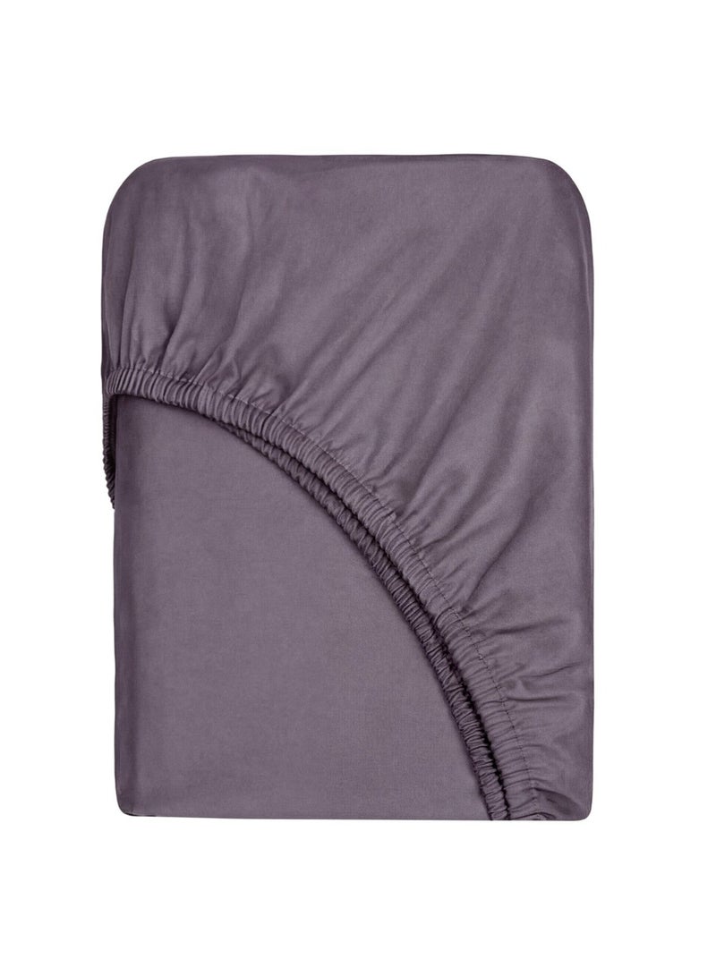 اسكونا Fitted Sheet 180x200 Askona Comfort Maco Sateen Purple Haze - Image 3