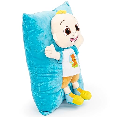 Jay Franco CoComelon JJ 3D Snuggle Plush Pillow - Super Soft Blue Pillow - Measures 15 Inches - Image 2