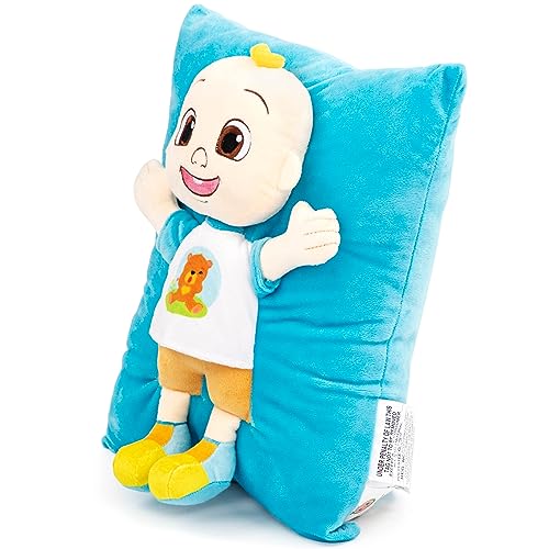Jay Franco CoComelon JJ 3D Snuggle Plush Pillow - Super Soft Blue Pillow - Measures 15 Inches - Image 3