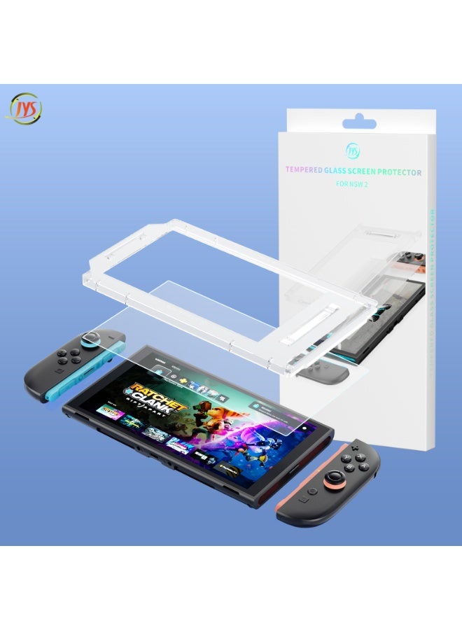 جاي واي إس واقي شاشة من الزجاج المقوى Switch2 + أداة تركيب واقي الشاشة - Image 3