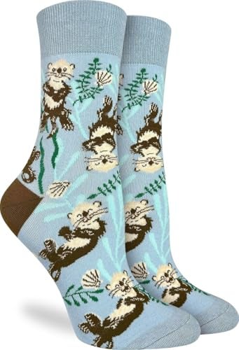 Good Luck Sock Women's Sea Otter Socks, Adult, Shoe Size 5-9 - Image 4