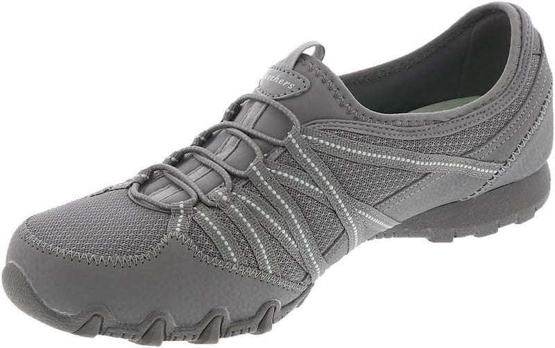 SKECHERS حذاء سكيشرز النسائي بايكرز لايت-ريلايف باللون الرمادي - Image 4