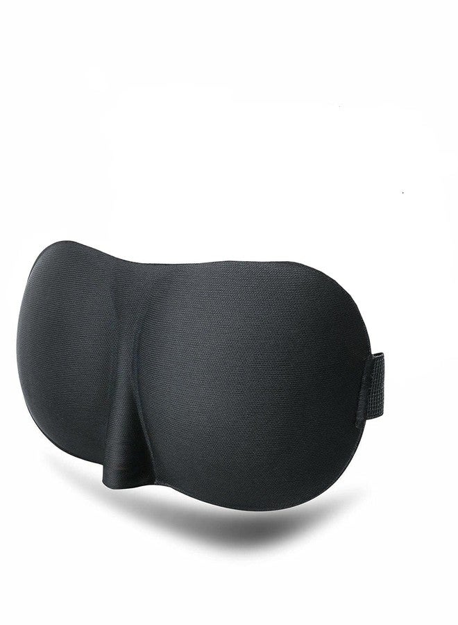 GOMNIK Silk Sleep Eye Mask for Men & Women – Adjustable 3D Contoured Sleeping Mask for Travel, Meditation, Nap & Relaxation | Ultra-Soft Blindfold Design - Image 1
