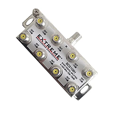 Extreme Networks موزع كابل كواكس أفقي عالي الأداء 1GHz 8 طرق متوازن HD EXTREME - BDS108H - Image 3