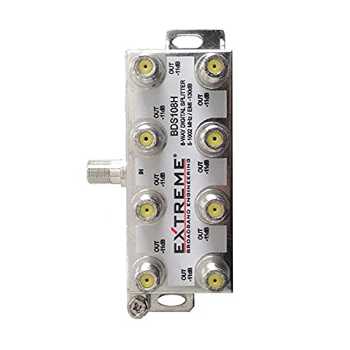 Extreme Networks موزع كابل كواكس أفقي عالي الأداء 1GHz 8 طرق متوازن HD EXTREME - BDS108H - Image 5