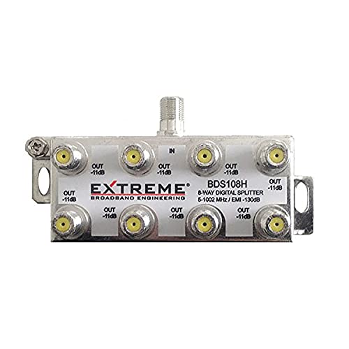 Extreme Networks موزع كابل كواكس أفقي عالي الأداء 1GHz 8 طرق متوازن HD EXTREME - BDS108H - Image 1