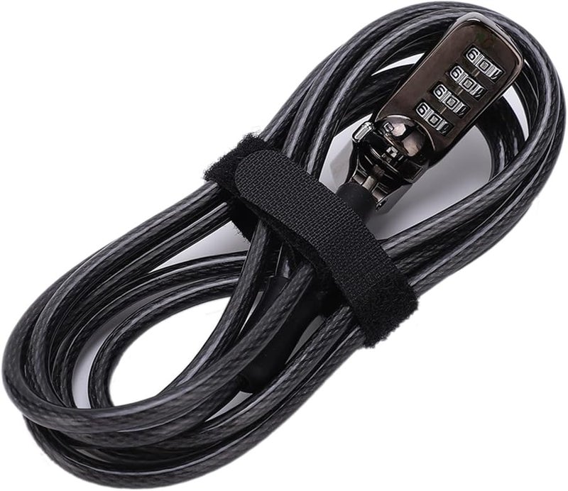 Keyless Digital Laptop Lock Security Cable 1 8m Adjustable Strap Combination Lock - Image 1