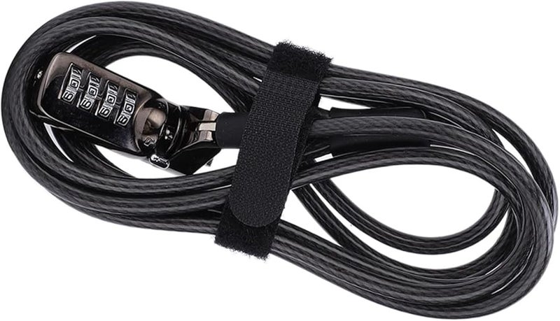 Keyless Digital Laptop Lock Security Cable 1 8m Adjustable Strap Combination Lock - Image 5
