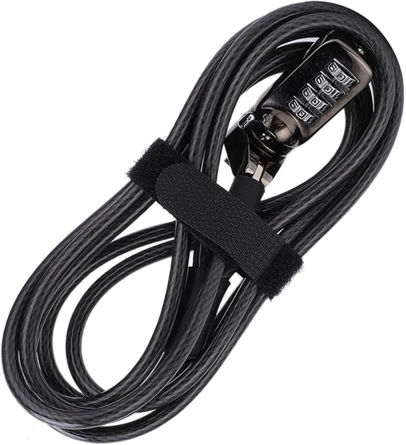 Keyless Digital Laptop Lock Security Cable 1 8m Adjustable Strap Combination Lock - Image 3