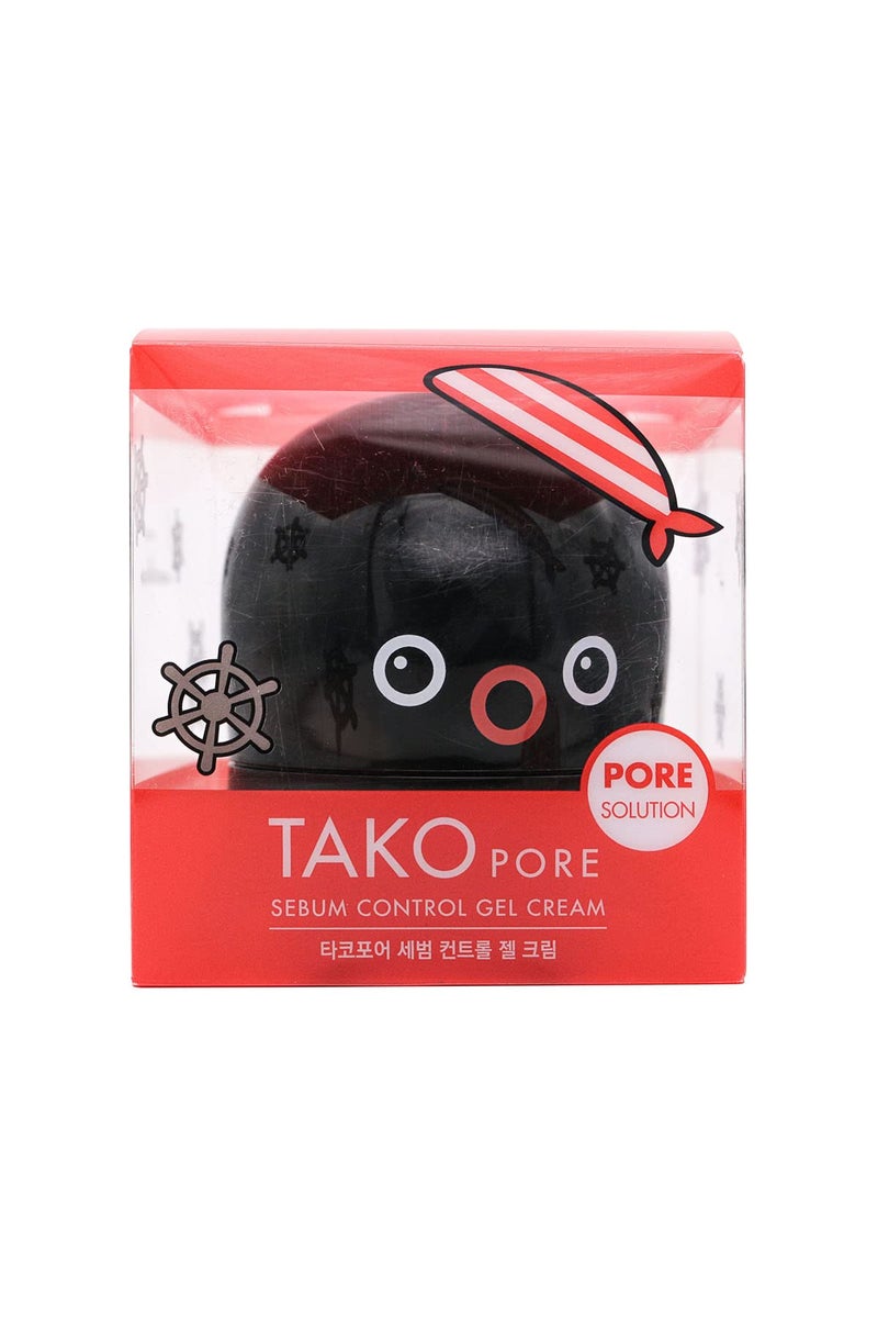 TONYMOLY Tako Pore Sebum Control Gel Cream, Deep Cleansing Pore Remover Moisturizer, Characol Blackhead Remover for Face, Nose, Women + Men - Image 3