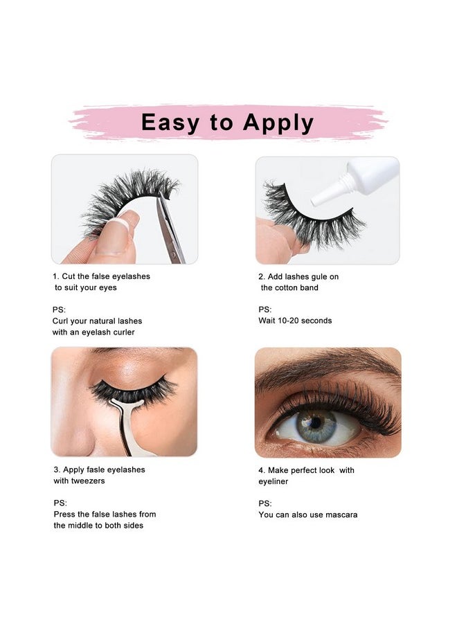 SONAFEEL - SONAFEEL Natural Wispy Lashes Cat Eye Lashes Clear Band 13mm 10Pairs Pestañas Postizas Naturales Lightweight Fake Eyelashes Natural False Lashes - Image 1