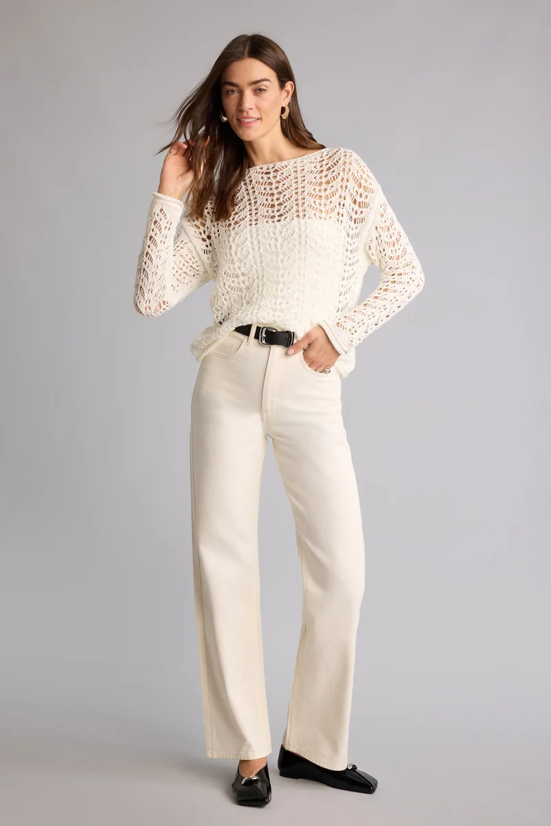 Defacto Straight Fit Regular Hem Gabardine Trousers