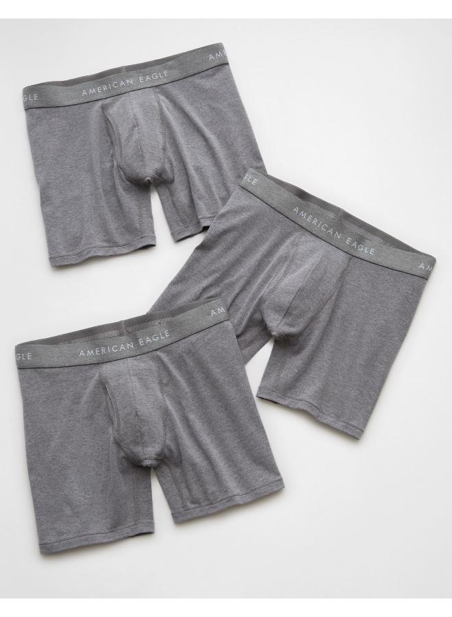American Eagle AEO Men's 6" Classic Boxer Brief 3-Pack - Image 1