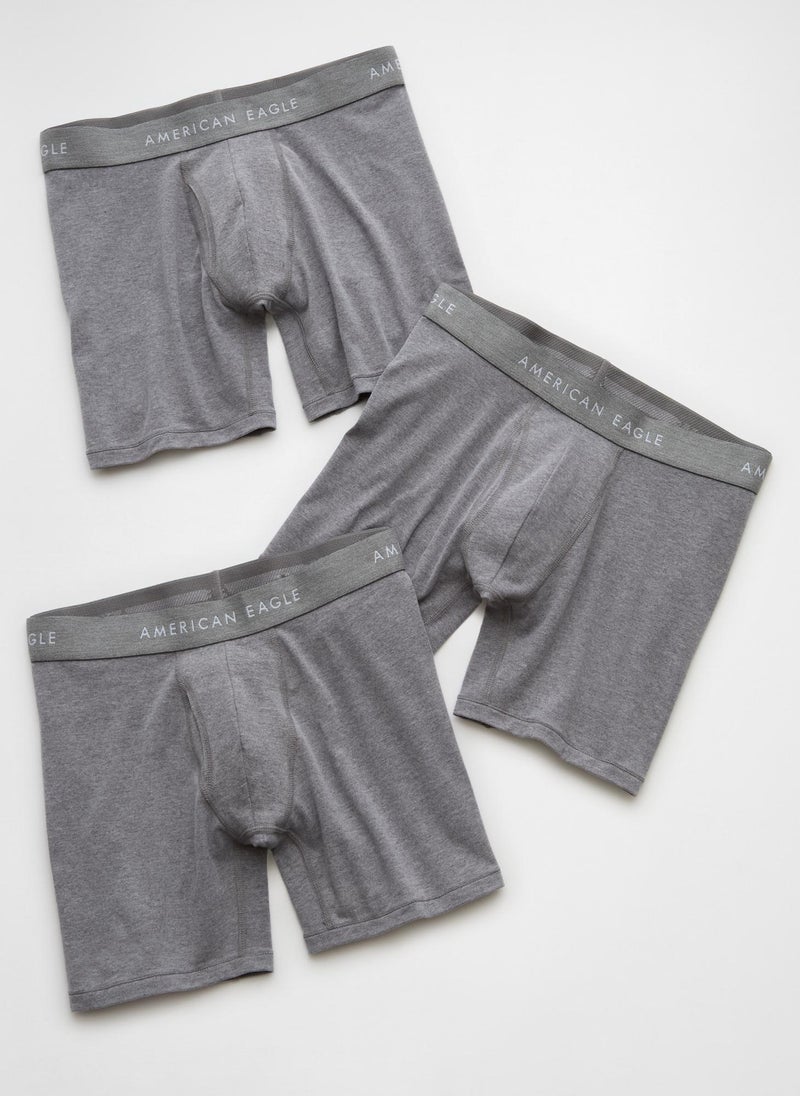 American Eagle AEO Men's 6" Classic Boxer Brief 3-Pack  - Image 2