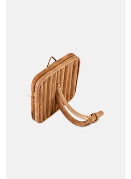 Muy Mucho Rattan Coat Rack 12 x12 x 12 cm, Tan  - Image 3