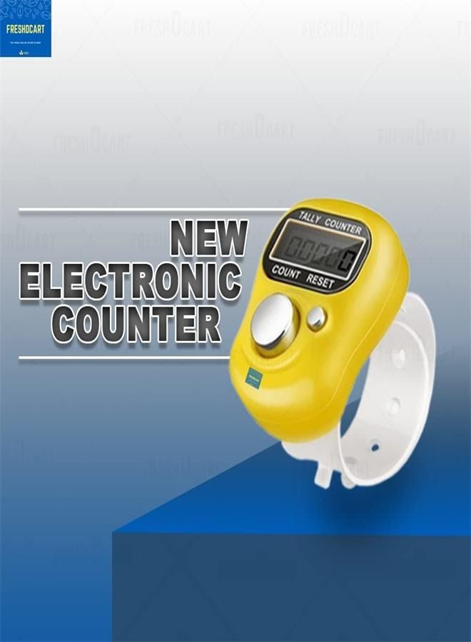 Generic 5-Digit Tally Clicker Counter Finger Clicker Ring Electronic Light Digital Counting Machine for Cricket Umpire and Various Counting Purpose(8Qty, Multicolor,Plastic)  - Image 5