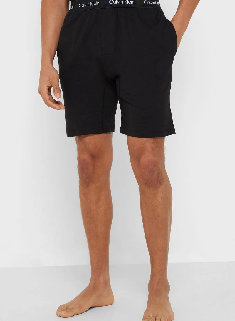 CALVIN KLEIN Logo Print Pyjama Short Set