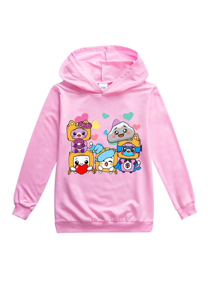 LankyBox Hoodie Unisex Shirt Hooded Sweater long Sleeve Stylish for Kids Children Boy Girls  - Image 1