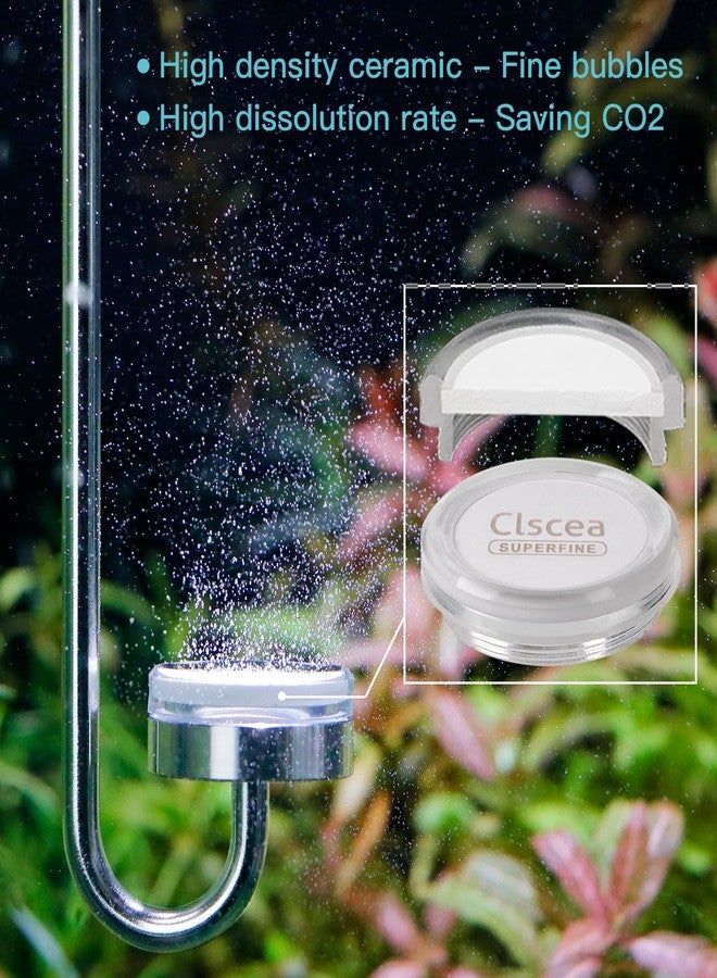 Clscea موزع ثاني أكسيد الكربون من الفولاذ المقاوم للصدأ من Clscea، بديل سيراميكي، مناسب لجميع أحجام الموزعات 25 سم، 35 سم، 40 سم، 5 قطع - Image 2