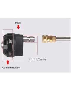 Y&D Pressure Washer Spray Nozzle, 6-in-1 Quick Change over and Adjustable, 1/4in Plug Connect Tips MAX 4000PSI for  - Image 5