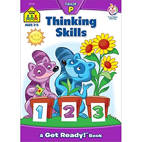 School Zone Workbooks Thinking Skills, Age (3-5), Grade P (Cover May Vary) - Image 1