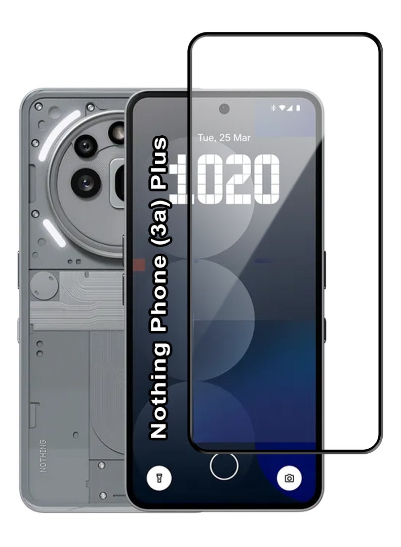 Case Up Screen Protector For Nothing Phone 3a Pro 6.77 Inch  9H Hardness Tempered Glass Film, Bubble Free Easy Installation, Full Coverage, Anti Scratch And Touch Sensitive - Image 1