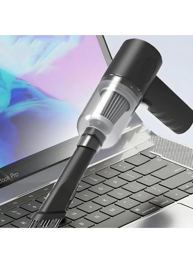 3-in-1 Handheld Wireless Car Vacuum Cleaner – Rechargeable Portable Interior Cleaning Tool for Dust, Crumbs & Pet Hair – Compact Vacuum for Car, Home & Office Use - Image 4