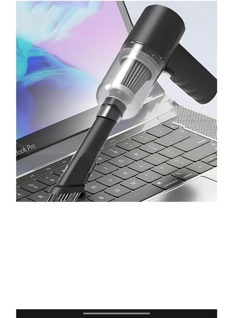 3-in-1 Handheld Wireless Car Vacuum Cleaner – Rechargeable Portable Interior Cleaning Tool for Dust, Crumbs & Pet Hair – Compact Vacuum for Car, Home & Office Use - Image 2