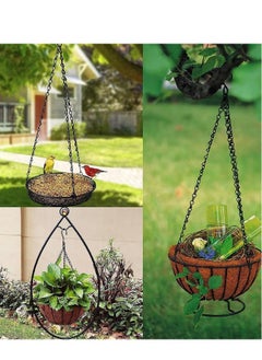 Generic Hanging Basket Chains, 16 Inches 3 Leads Hanging Chains Flower Pot Hanger Replacement Plant Hangers for Bird Feeders, Planters and Lanterns,4 Pcs  - Image 5
