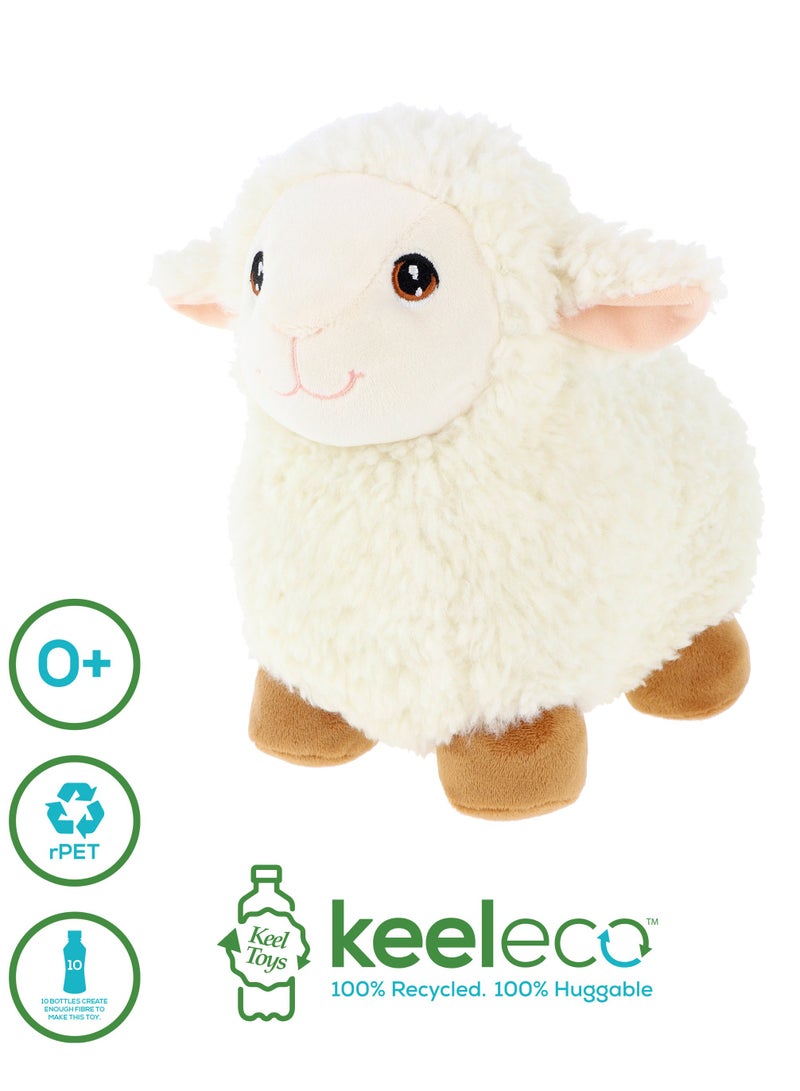 Keel Toys Keeleco Sheep 18cm | Soft Toy | Plush Toy | Gift for Kids and Adults - Image 2